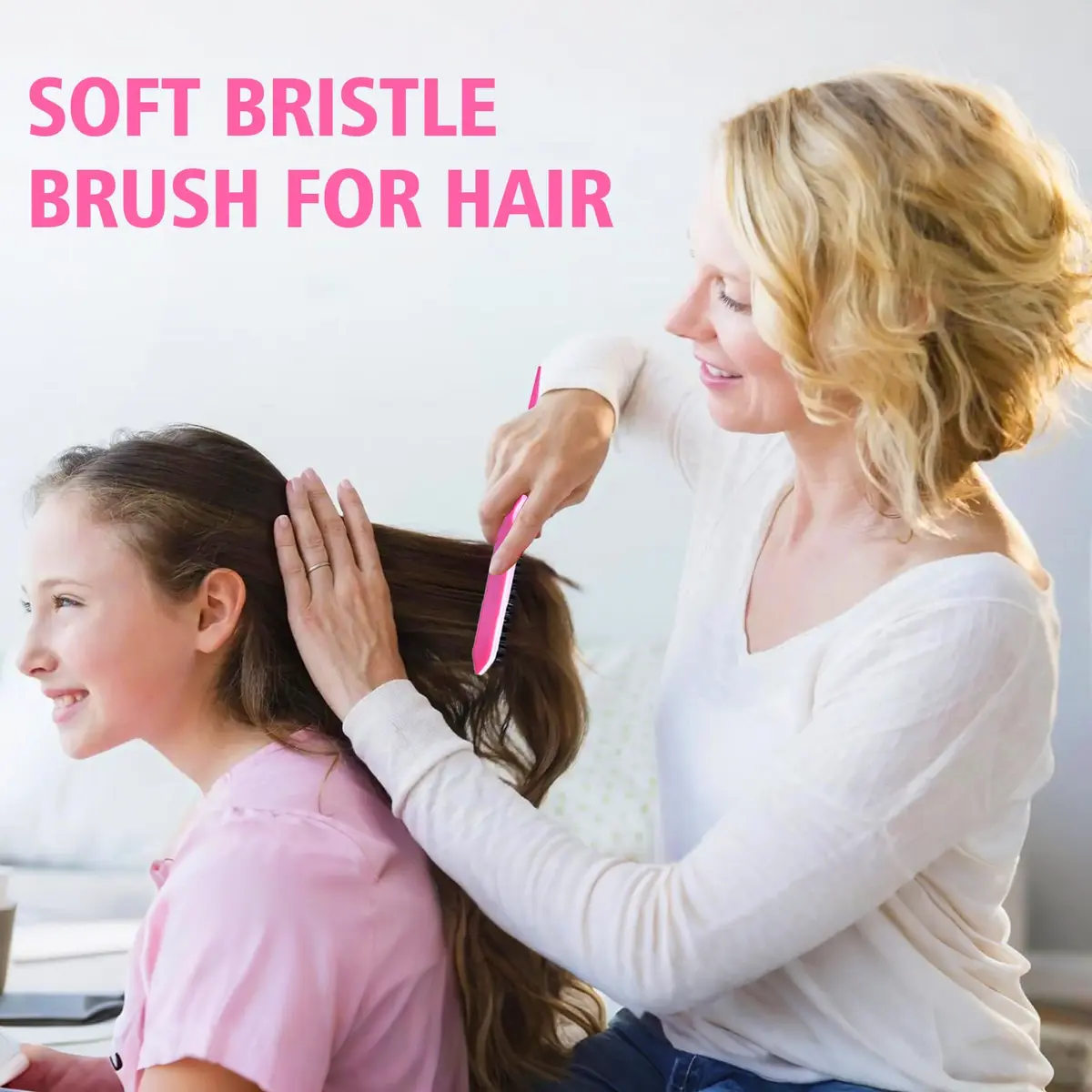 Goiple Pink Hair Styling Comb Set 3 Pieces | Detangling & Edge Brush for Women - view 4