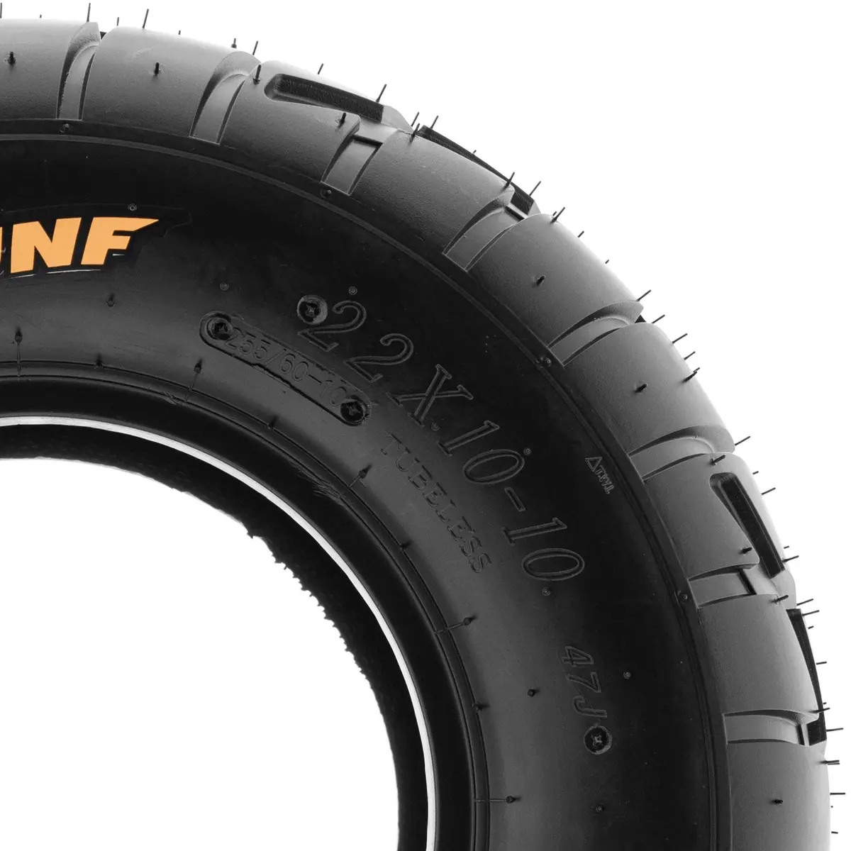 SUNF A021 22x10-12 Replacement ATV UTV Dirt Track & Flat Track Tire | 6 PR Tubeless, 17 lbs - view 3