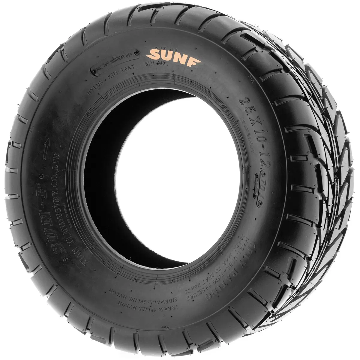 SUNF A021 TT Sport ATV UTV Dirt & Flat Track Tires 25x10-11 | 6 PR Tubeless for Paved & Hard Terrain - view 6