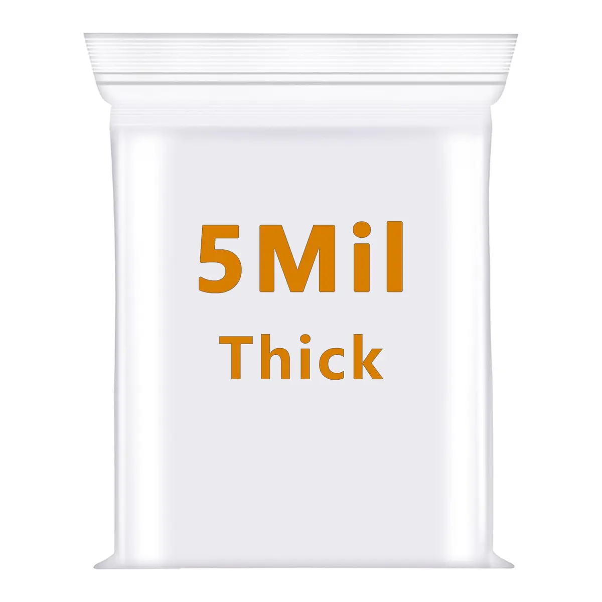 Foopama Clear Zip Lock Plastic Bags 5 Mil 2" x 3" (200 Count) | Heavy Duty & Durable Packaging - main product image