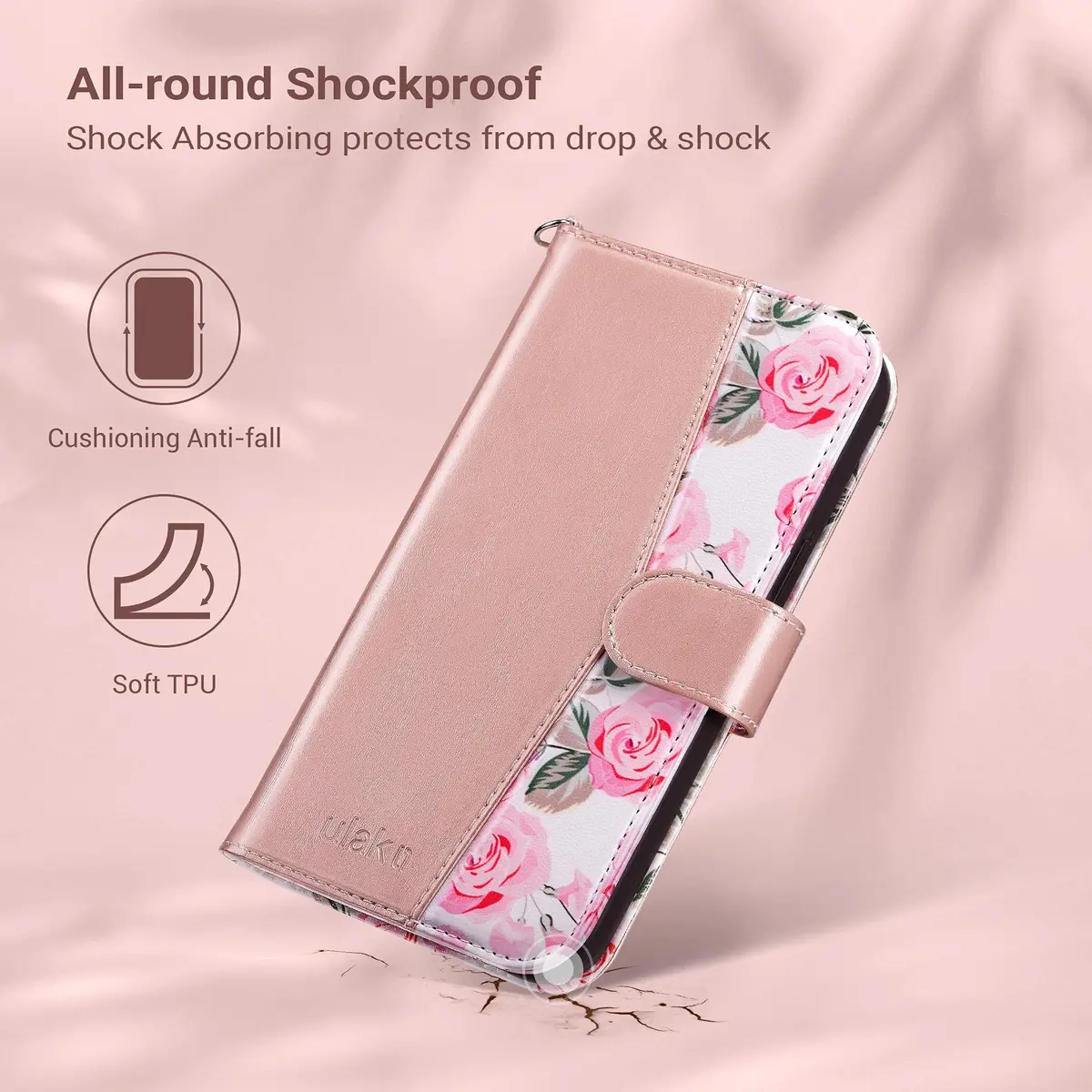 ULAK Wallet Case for iPhone 13 Pro Max 6.7 inch | Card Holder, Shockproof, Flip Leather - view 7