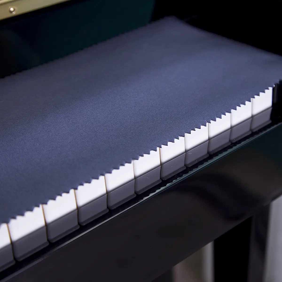 Mooson Piano Keyboard Anti-Dust Cover Dark Blue | High-Technology Fabric Key Cover Cloth for Upright, Electric & Grand Pianos (50 inches x 5.9 inches) - view 4