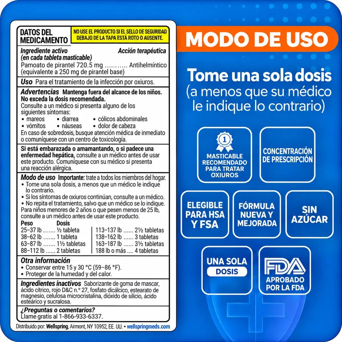 PIN RID Pyrantel Pamoate 250mg Chewable Tablets for Pinworm Relief | Tasty Bubblegum Flavor, 24 Count - view 5