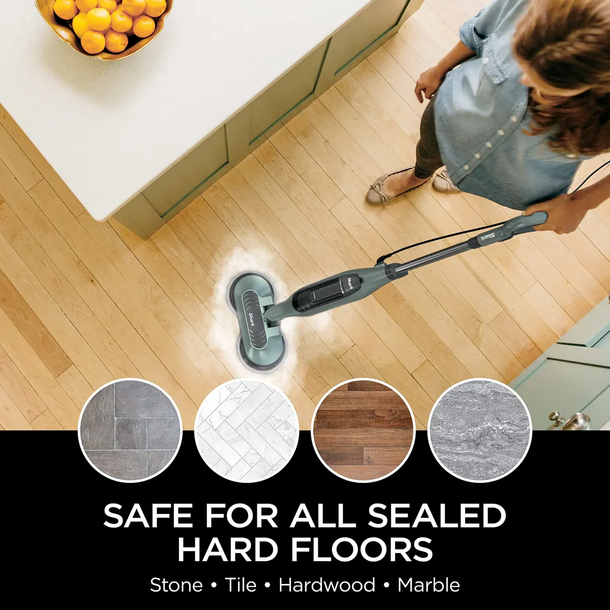 Shark Steam & Scrub Dirt Grip Soft Scrub & Dusting Pads | Compatible with All Shark Steam & Scrub Mops - view 4