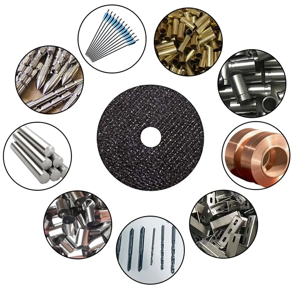 SI FANG 2 Inch Die Grinder Cut Off Wheels 10Pcs Mini Metal Cutting Disc | 50mm (2") Diameter, 1.5mm (1/16") Thickness, 10mm (3/8") Arbor - view 8