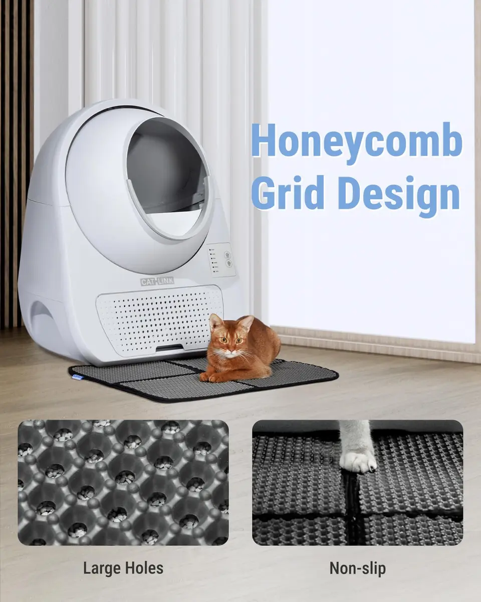 CATLINK Self Cleaning Cat Litter Box with Mat | Smart, Quiet & Odor-Free (70-120 chars) - view 2