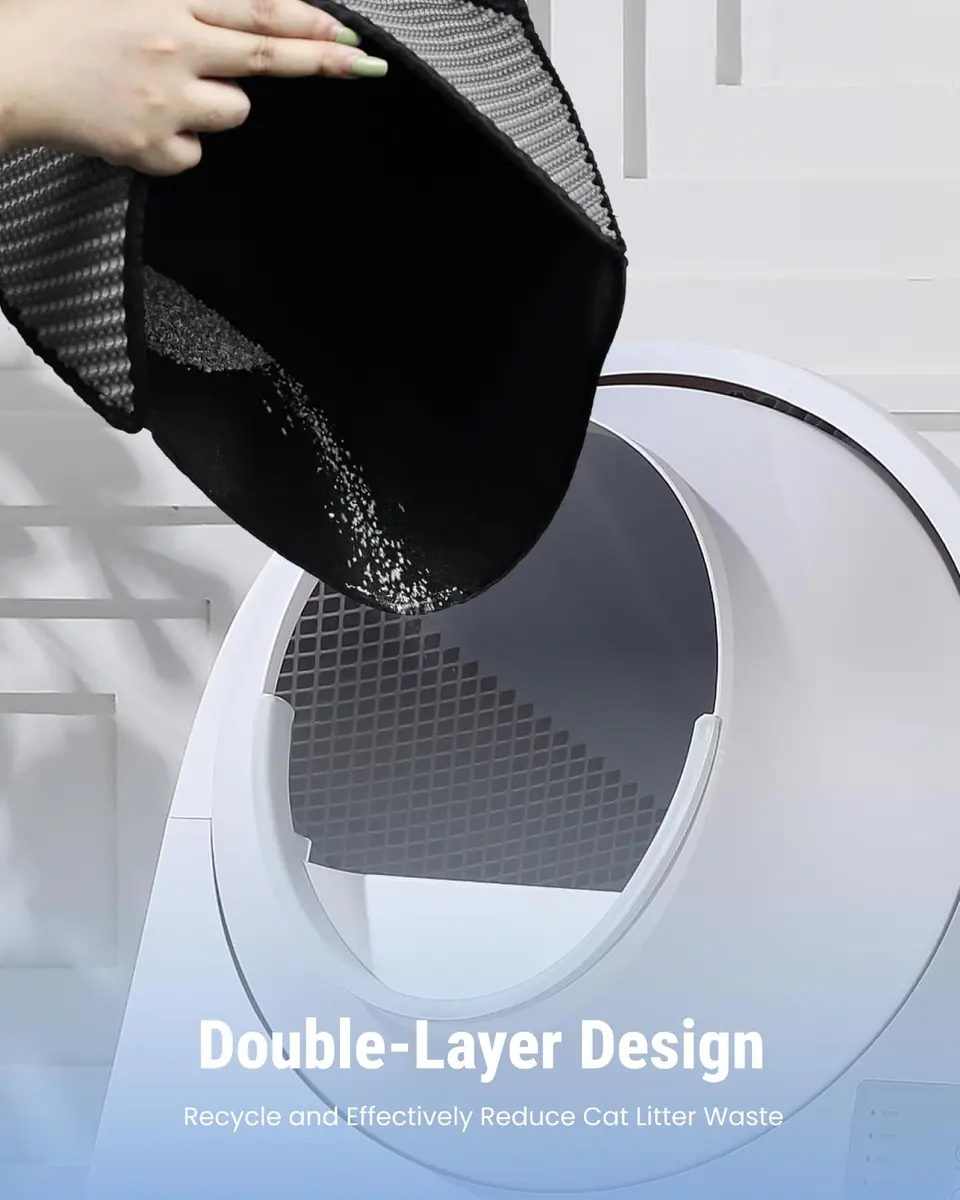 CATLINK Self Cleaning Cat Litter Box with Mat | Smart, Quiet & Odor-Free (70-120 chars) - view 3