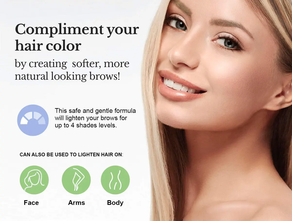 Godefroy Eyebrow Color Lightening Crème 0.34 Oz | Natural, Long-Lasting Results - view 2