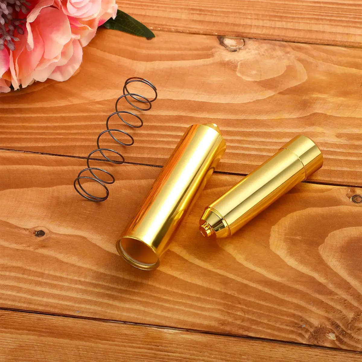 Shappy Gold 4 Pcs Universal Toilet Paper Holder Replacement Rods | Spring Loaded for Secure Fit - view 4