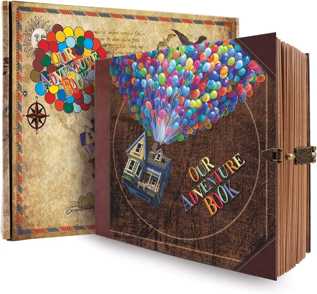 FEIYU BUY Our Adventure Book Scrapbook for Couples | Vintage Travel Diary & Keepsake (70-120 chars) - main product image
