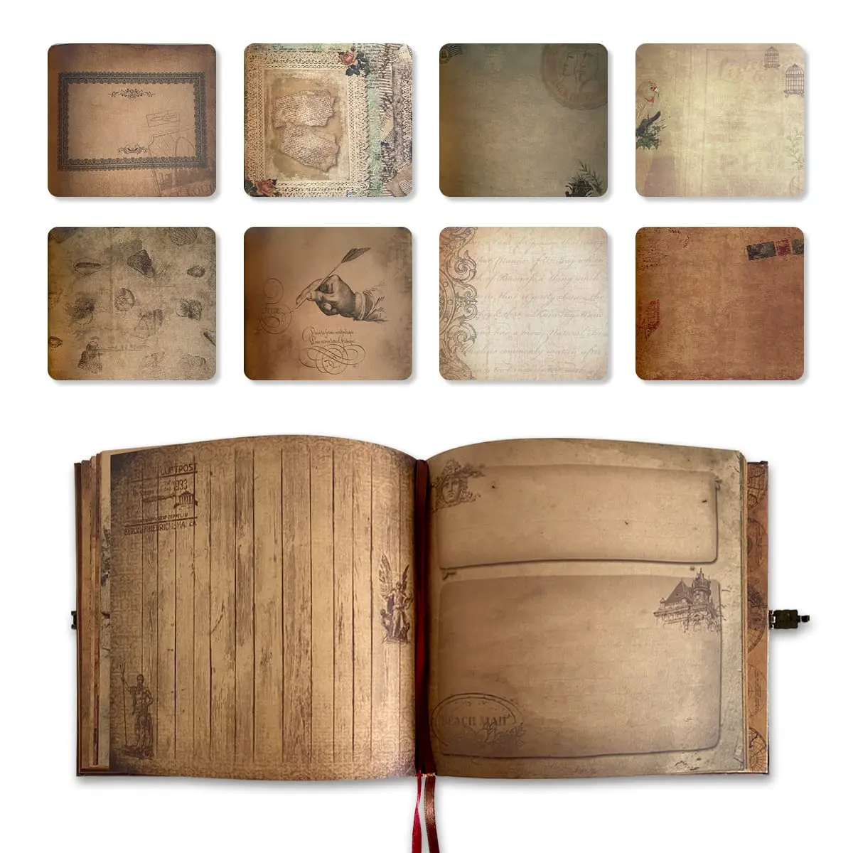 FEIYU BUY Our Adventure Book Scrapbook for Couples | Vintage Travel Diary & Keepsake (70-120 chars) - view 4