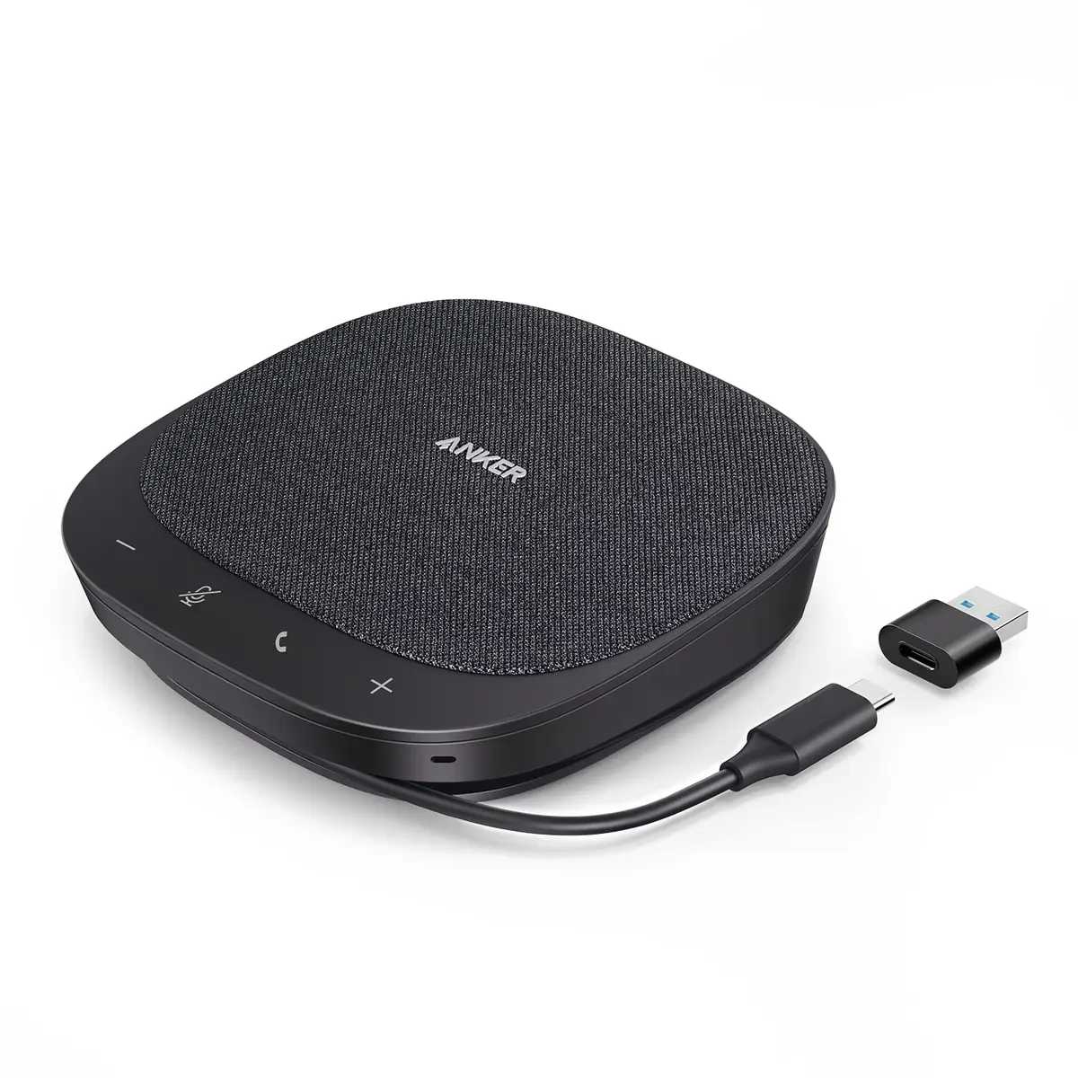 Anker PowerConf S330 USB Speakerphone for Home Office | Full Duplex, 360° Voice, Plug & Play - main product image