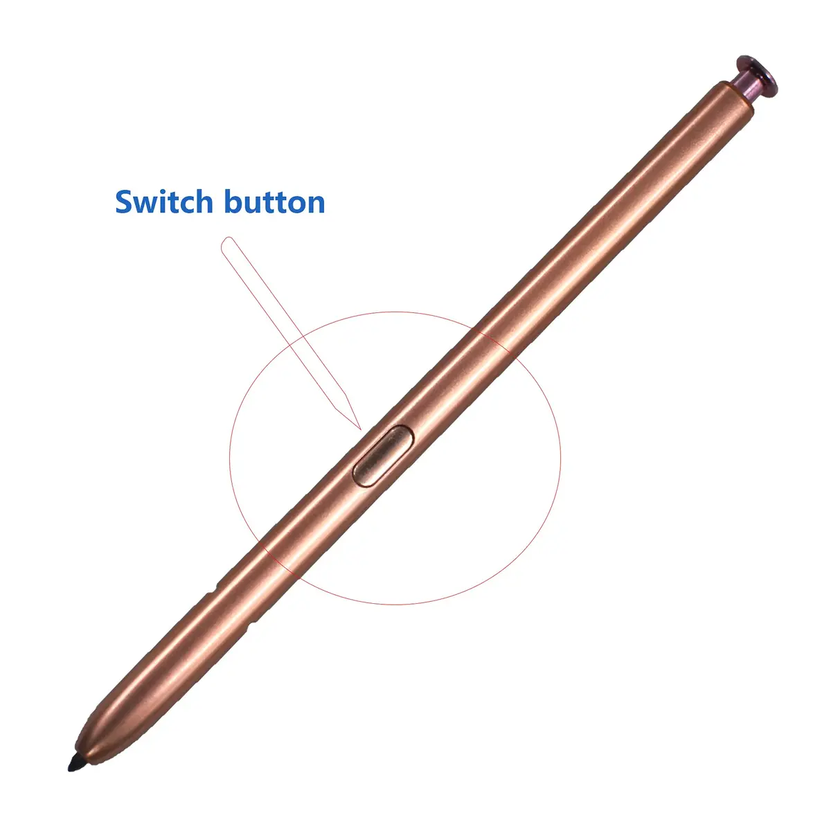 CaoXiong Galaxy Note 20 Ultra Pen WithoutBluetooth Replacement Gold | Precise 4096 Pressure Levels - view 3