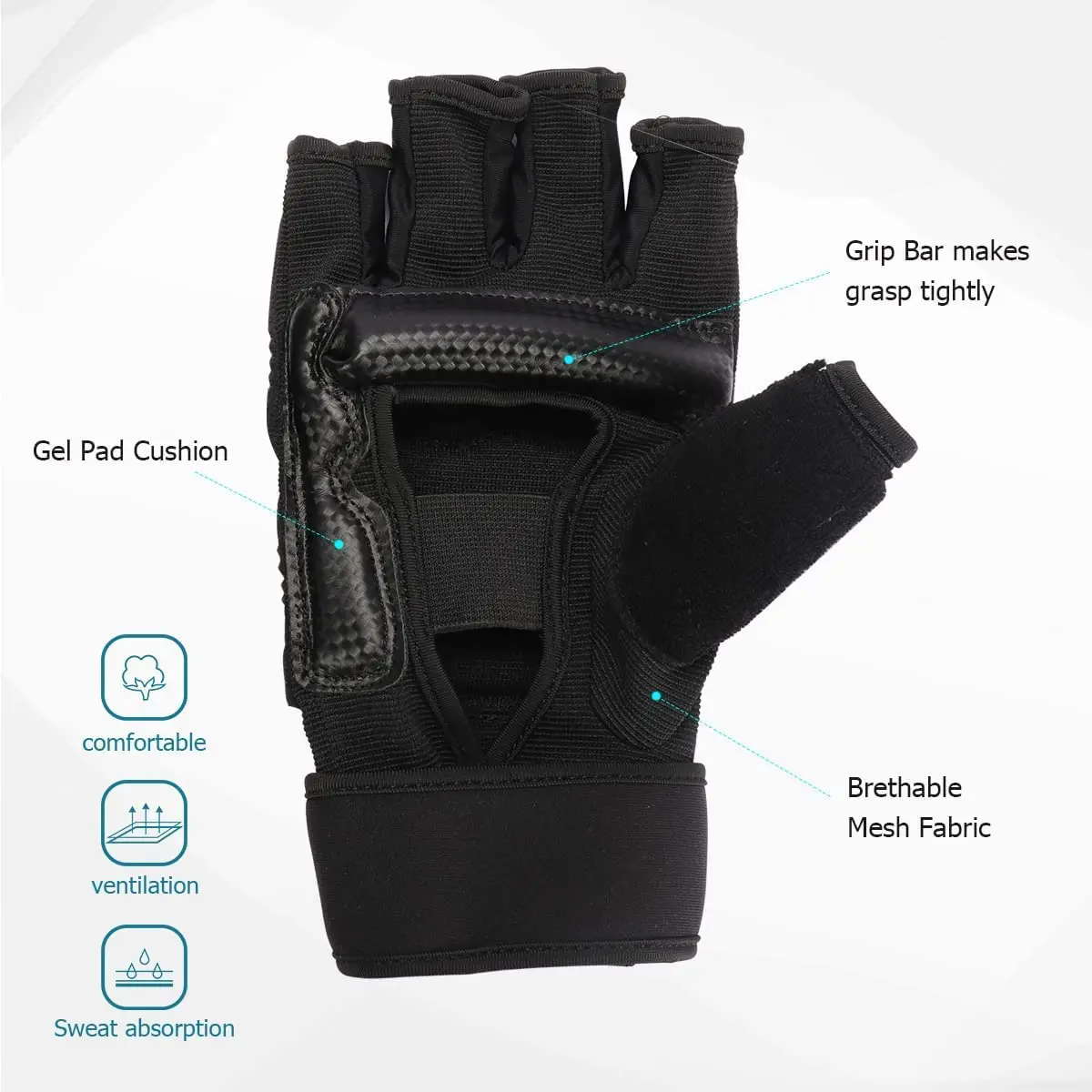 LangRay Boxing Gloves Medium | Breathable Impact Protection for Martial Arts - view 3