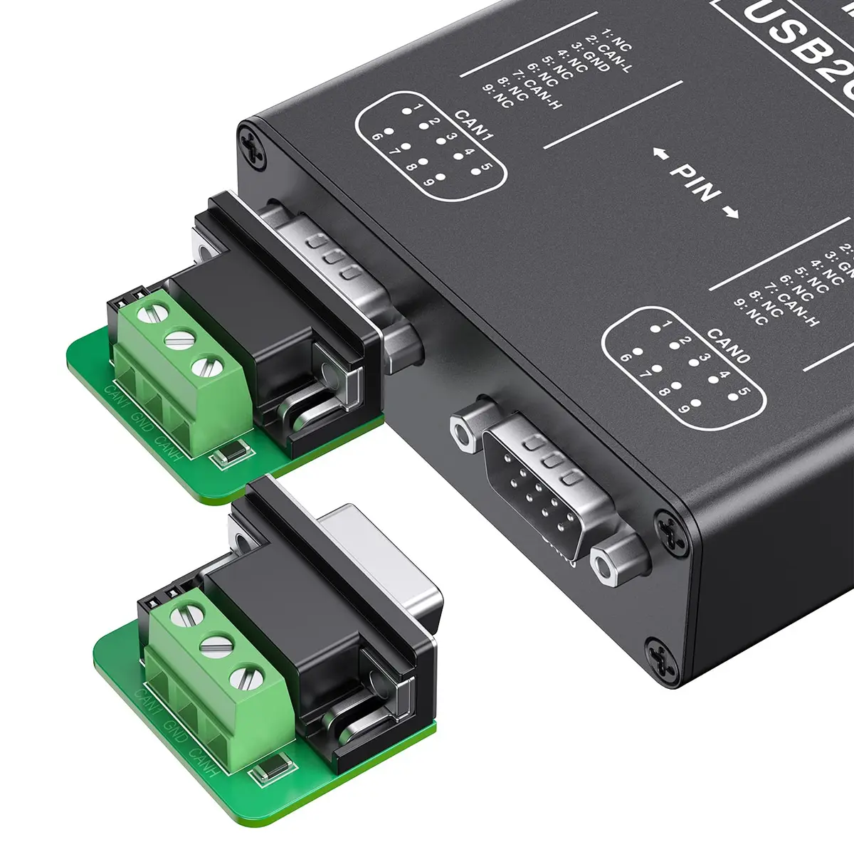 innomaker Dual Channels USB to CAN Converter for Raspberry Pi5/4/Pi3B+/Pi3/Pi Zero(W)/Jetson Nano/Tinker Board/Any SBCs Support Windows Linux Mac OS Android Venus OS | Industrial & Hobbyist - view 3