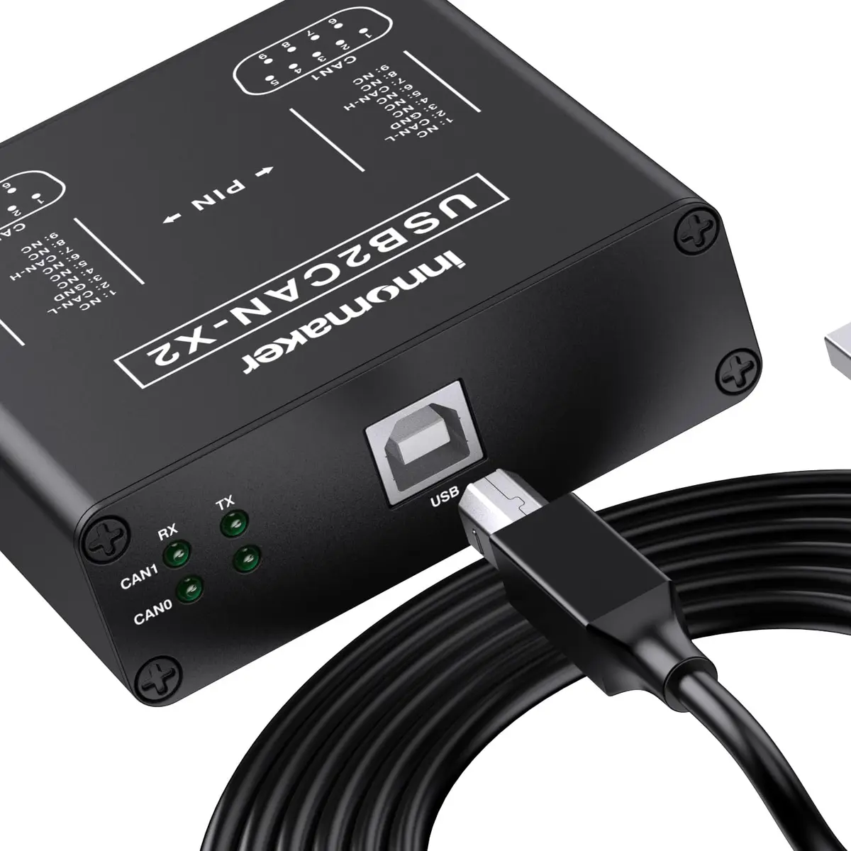 innomaker Dual Channels USB to CAN Converter for Raspberry Pi5/4/Pi3B+/Pi3/Pi Zero(W)/Jetson Nano/Tinker Board/Any SBCs Support Windows Linux Mac OS Android Venus OS | Industrial & Hobbyist - view 4