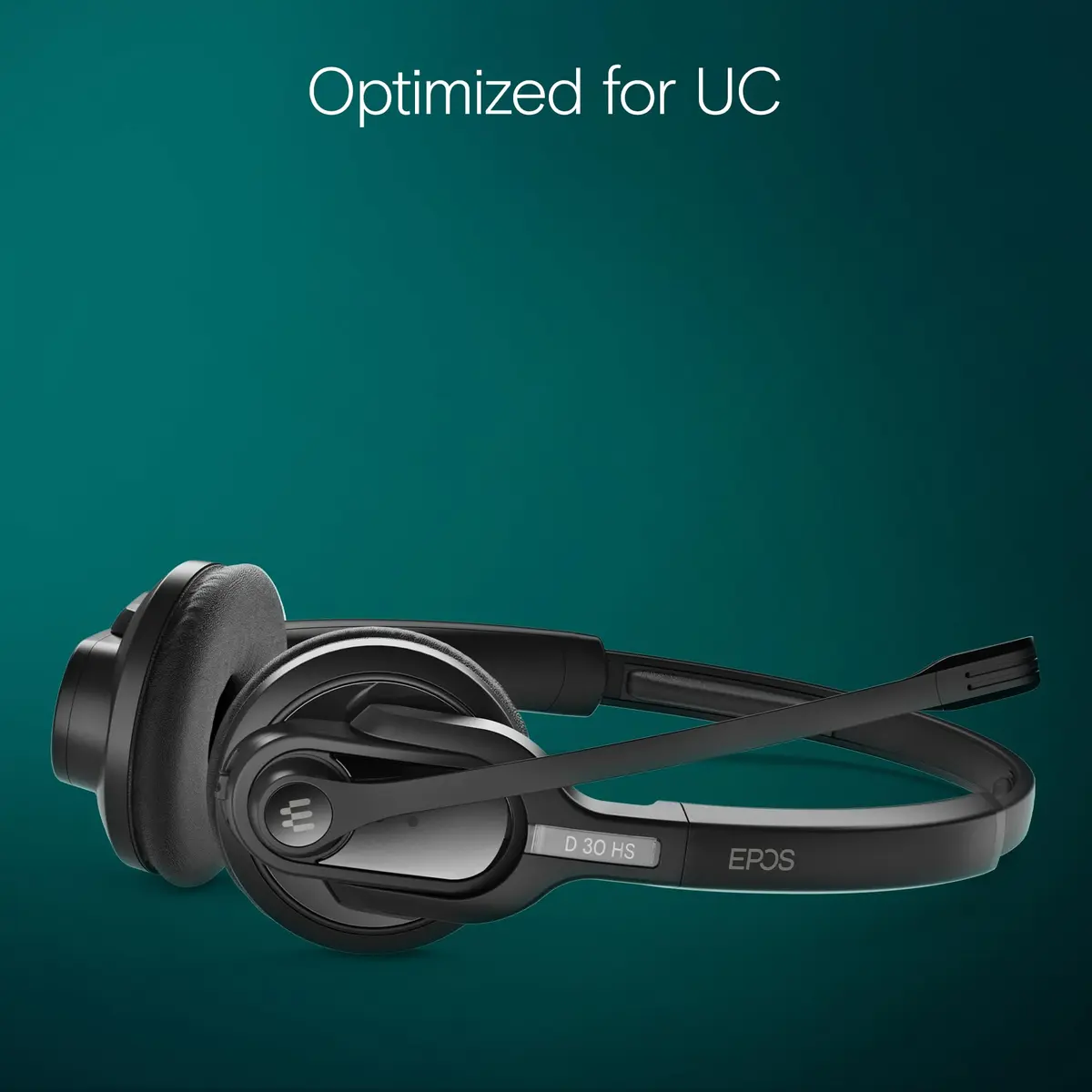 EPOS Impact D 30 USB ML Wireless DECT Dual Ear Headset Black | Clear Calls & Long Range - view 4