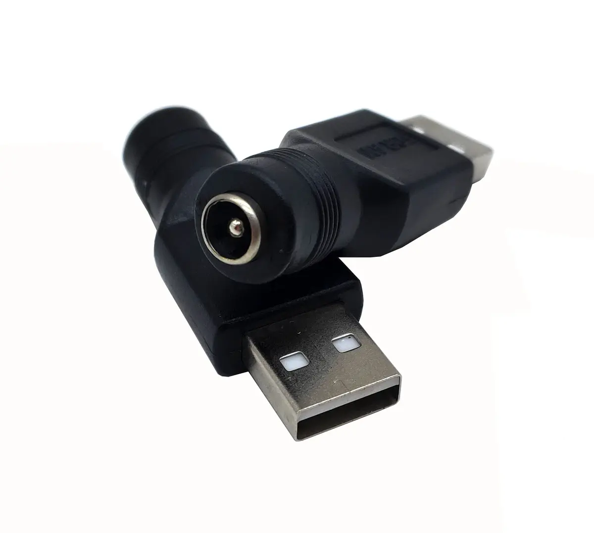 Traovien USB to DC Power Adapter 2PCS | 5V USB Male to DC 5.5x2.1mm Female | Compact & Lightweight - main product image