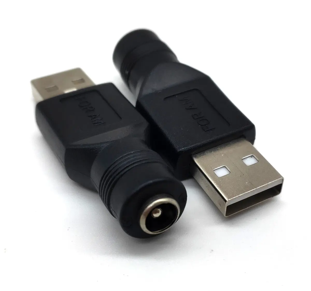 Traovien USB to DC Power Adapter 2PCS | 5V USB Male to DC 5.5x2.1mm Female | Compact & Lightweight - view 2