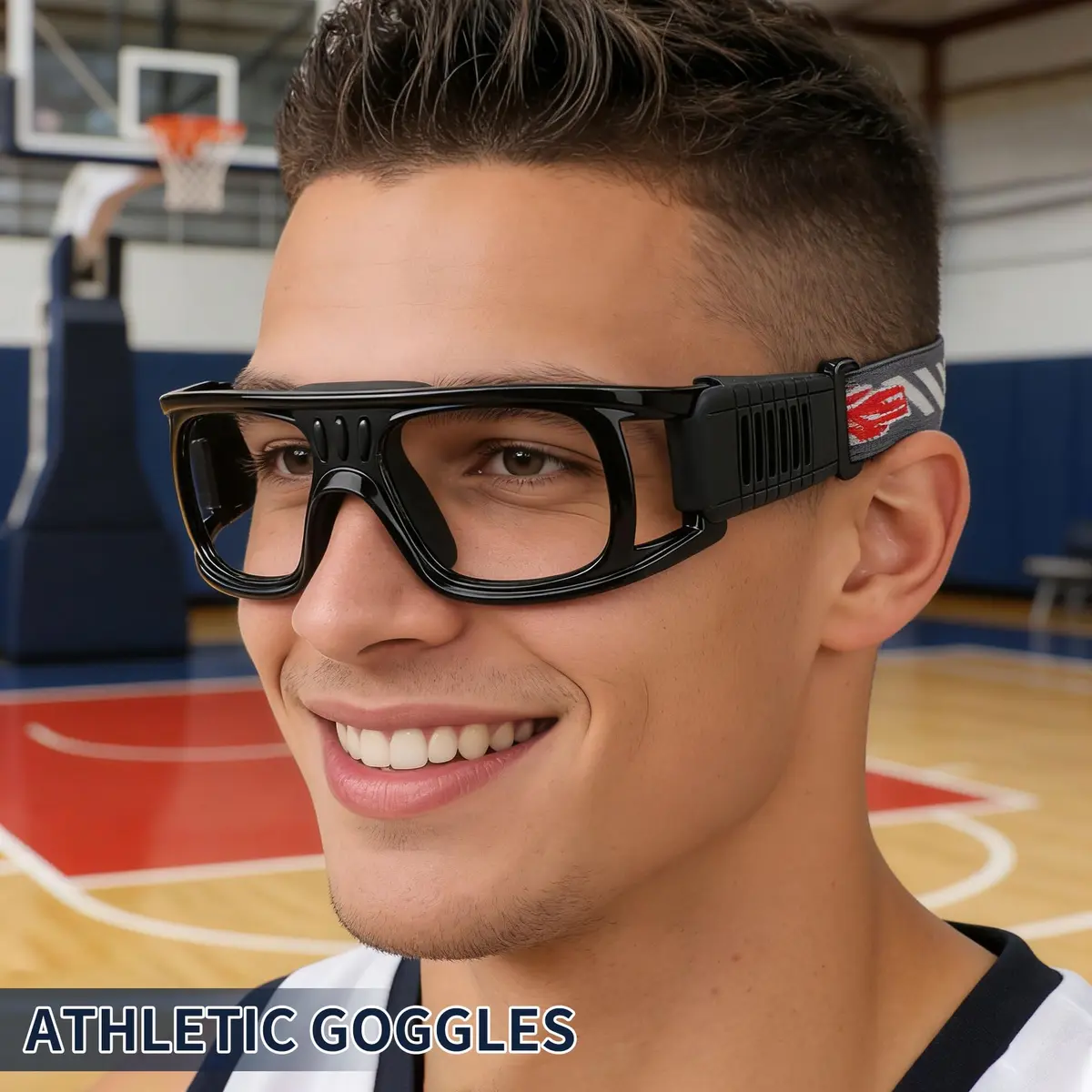 SooGree Professional Sports Goggles 8068, 0.15 kg (0.33 lb) | Impact Resistant Anti-Fog Eyewear - view 2