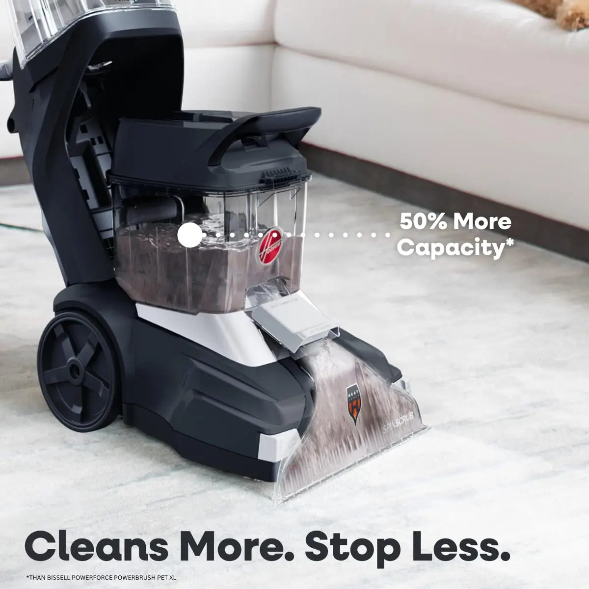 Hoover PowerScrub XL Pet Carpet Cleaner Machine for Carpet and Upholstery | Deep Stain Removal & Fast Drying - view 2