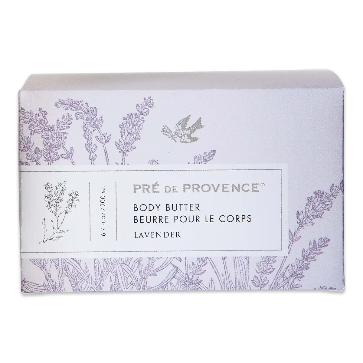 Pre de Provence Shea Butter Body Butter 200ml (6.7 Fl Oz) | Soothing & Hydrating Emollient Cream for Women - view 2