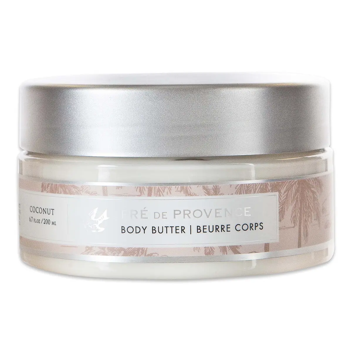 Pre de Provence Shea Butter Body Butter Coconut 200ml (6.7 Fl Oz) | Hydrating Emollient Cream for Women - main product image