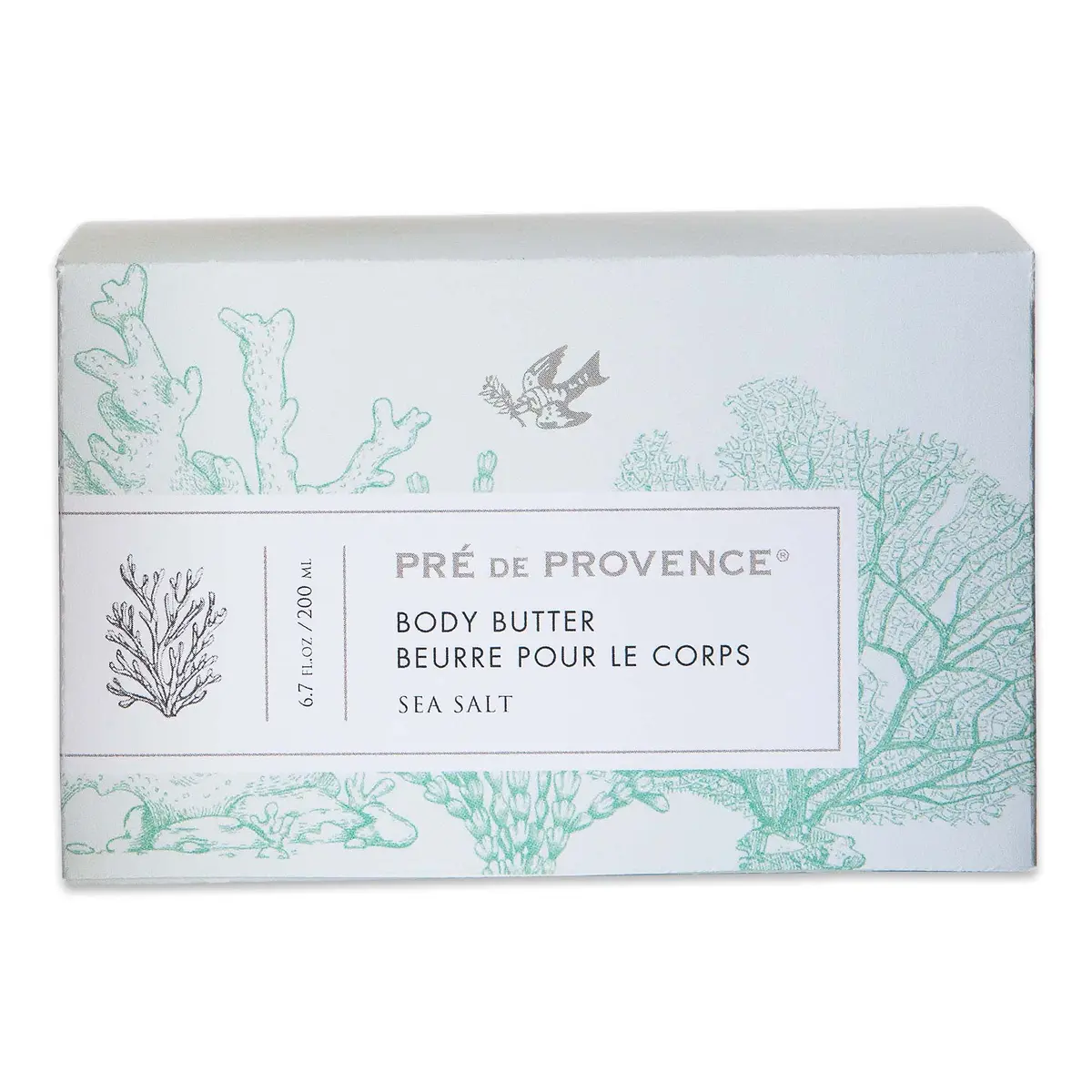 Pre de Provence Shea Butter Body Butter Sea Salt 195.6 ml (6.7 Fl Oz) | French Artisanal Skincare - view 2