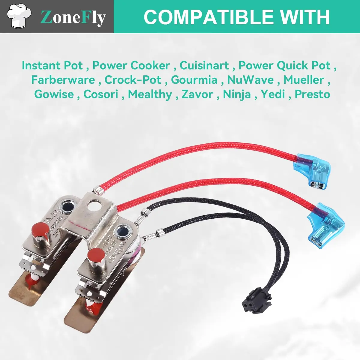 ZoneFly Pressure Sensor Switch for Instant Pot Duo 6 Qt | Replaces C6/E4 Error Codes - view 5
