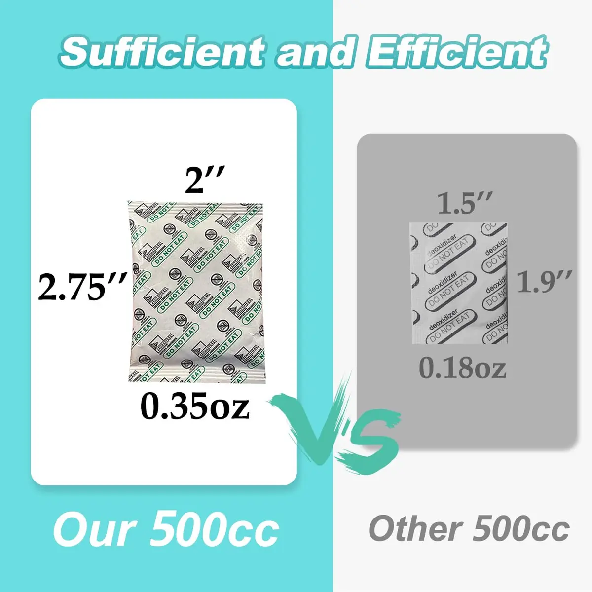 SHXWELL 1 Gallon Mylar Bags with Oxygen Absorbers & Labels, 10 Mil 10"x14" Zipper Pouches, 50 Count | Food-Grade, Puncture-Resistant, Long-Term Storage - view 4