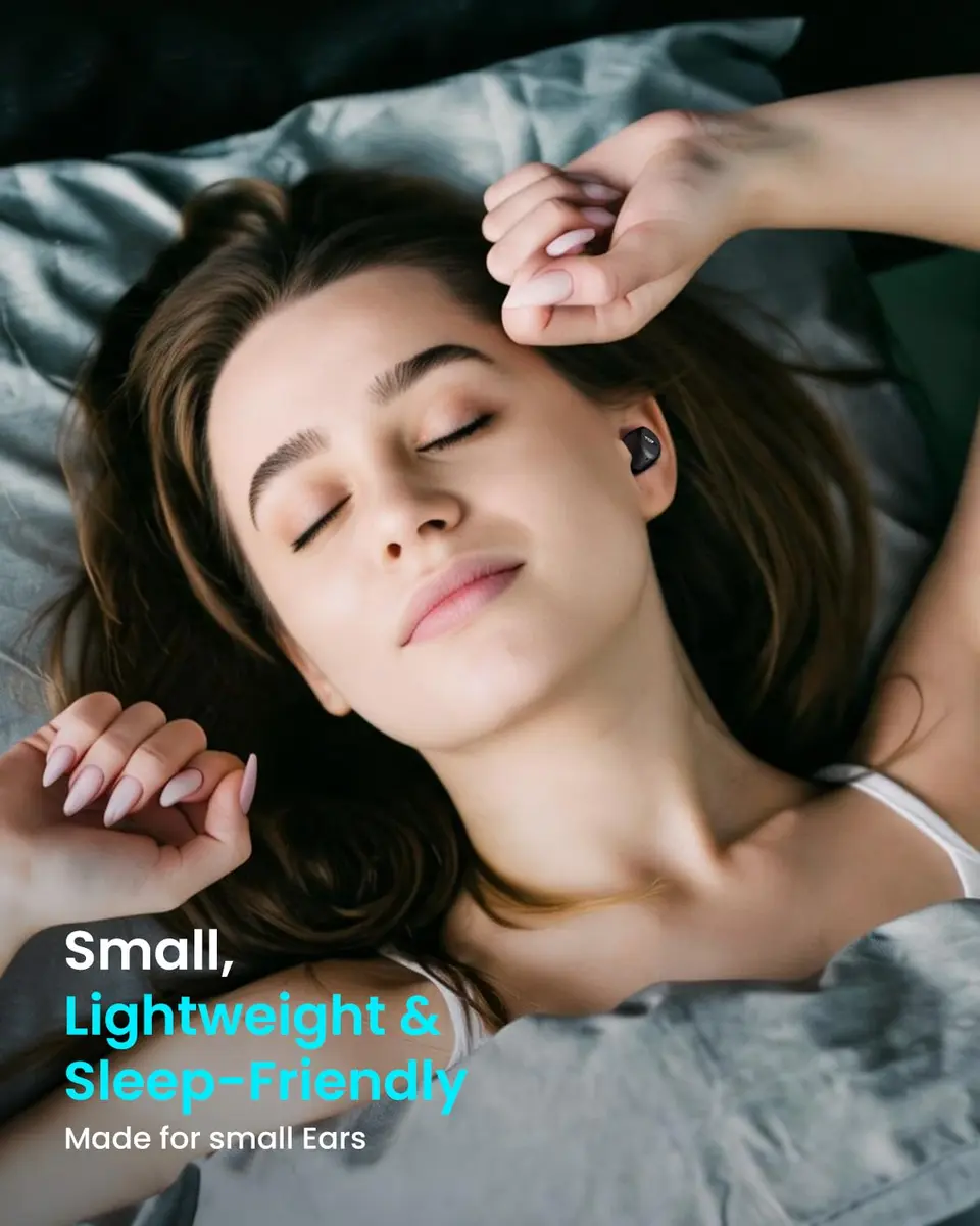 TOZO A1 Wireless Earbuds Bluetooth 5.3 Light Weight in Ear Headphones | Small Ears Comfort & Long Battery - view 6