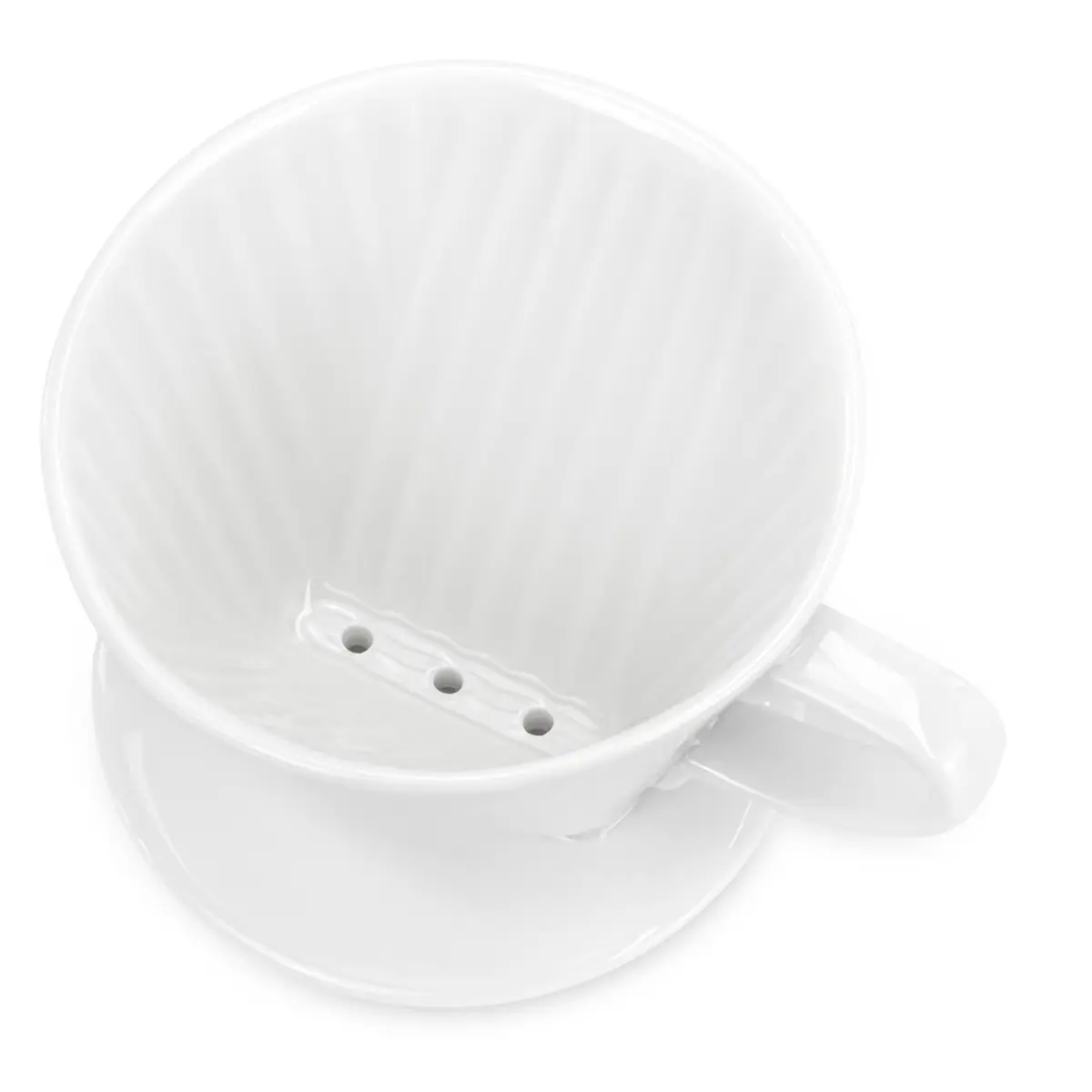 LHUKSGF Pour Over Ceramic Coffee Dripper 300ml | Handcrafted Ceramic Coffee Maker for Fresh Brew - view 3