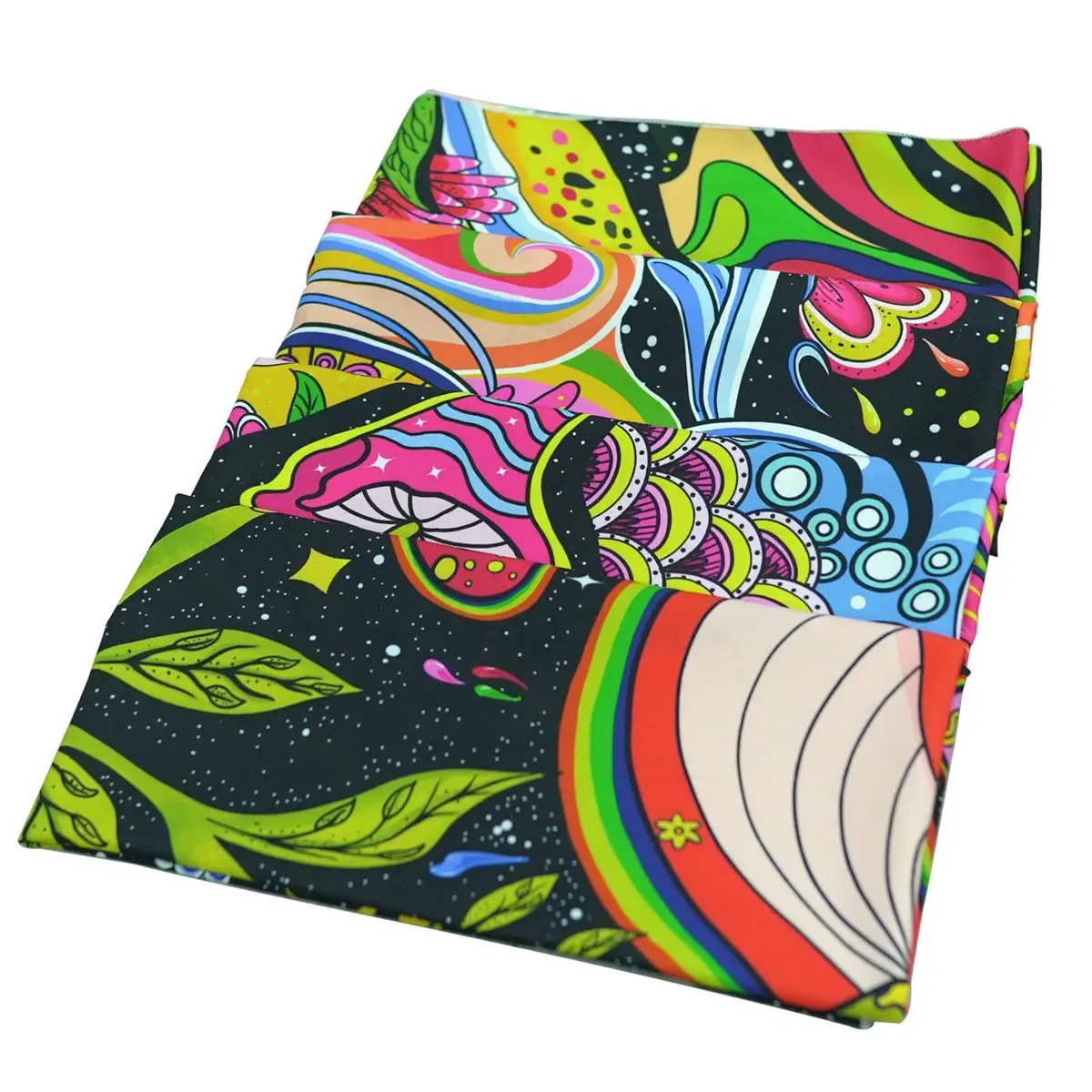 Lunerfex Pink Mushroom Floral Tapestry 50×60 Inches | Vibrant Artistic Wall Decor for Bedroom & Living Room - view 7