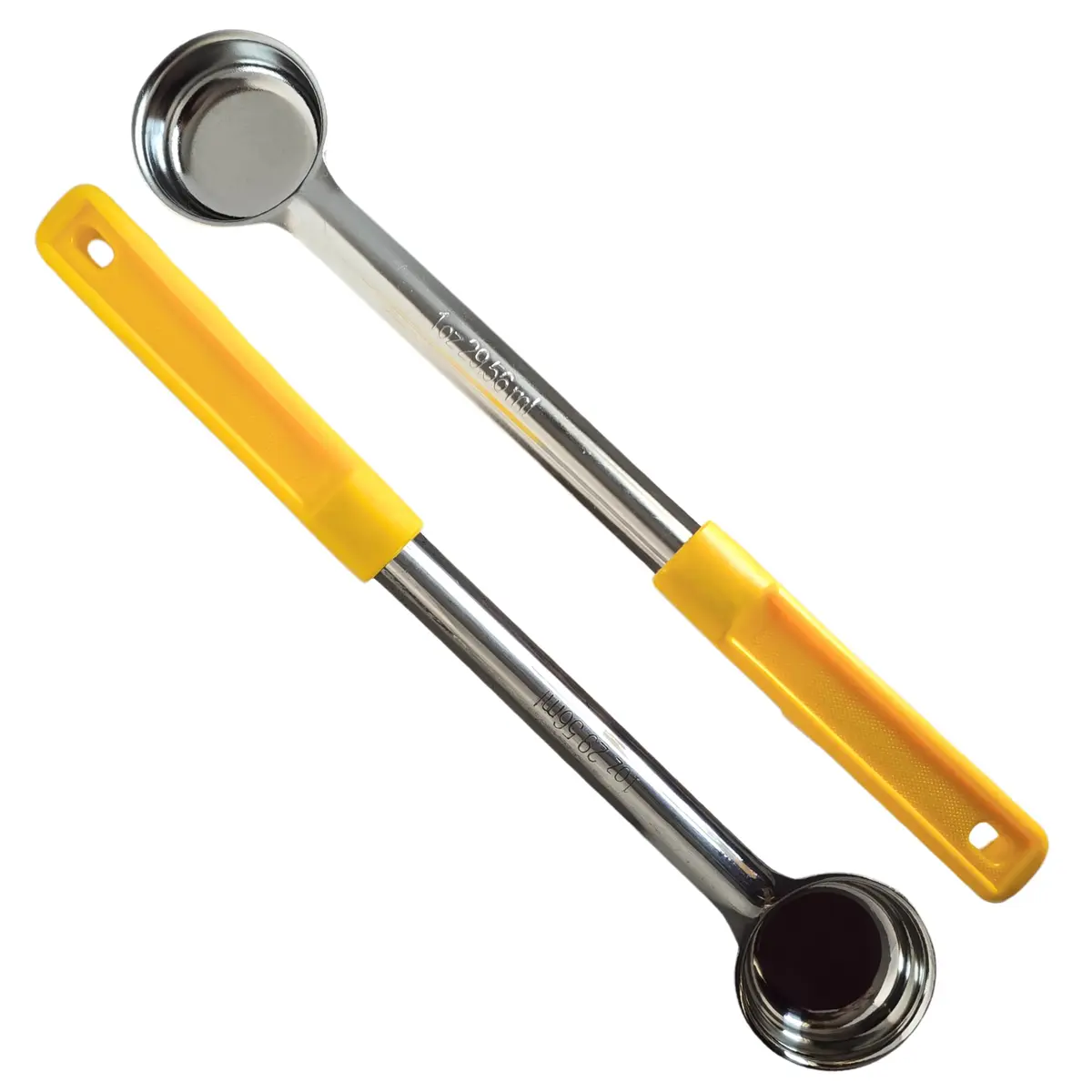 Habanerofire 1 oz (29.5 ml) Solid Stainless Steel Portion Control Ladle Spoodle - Pack of 2 | Precise Serving for Weight Loss & Catering - main product image