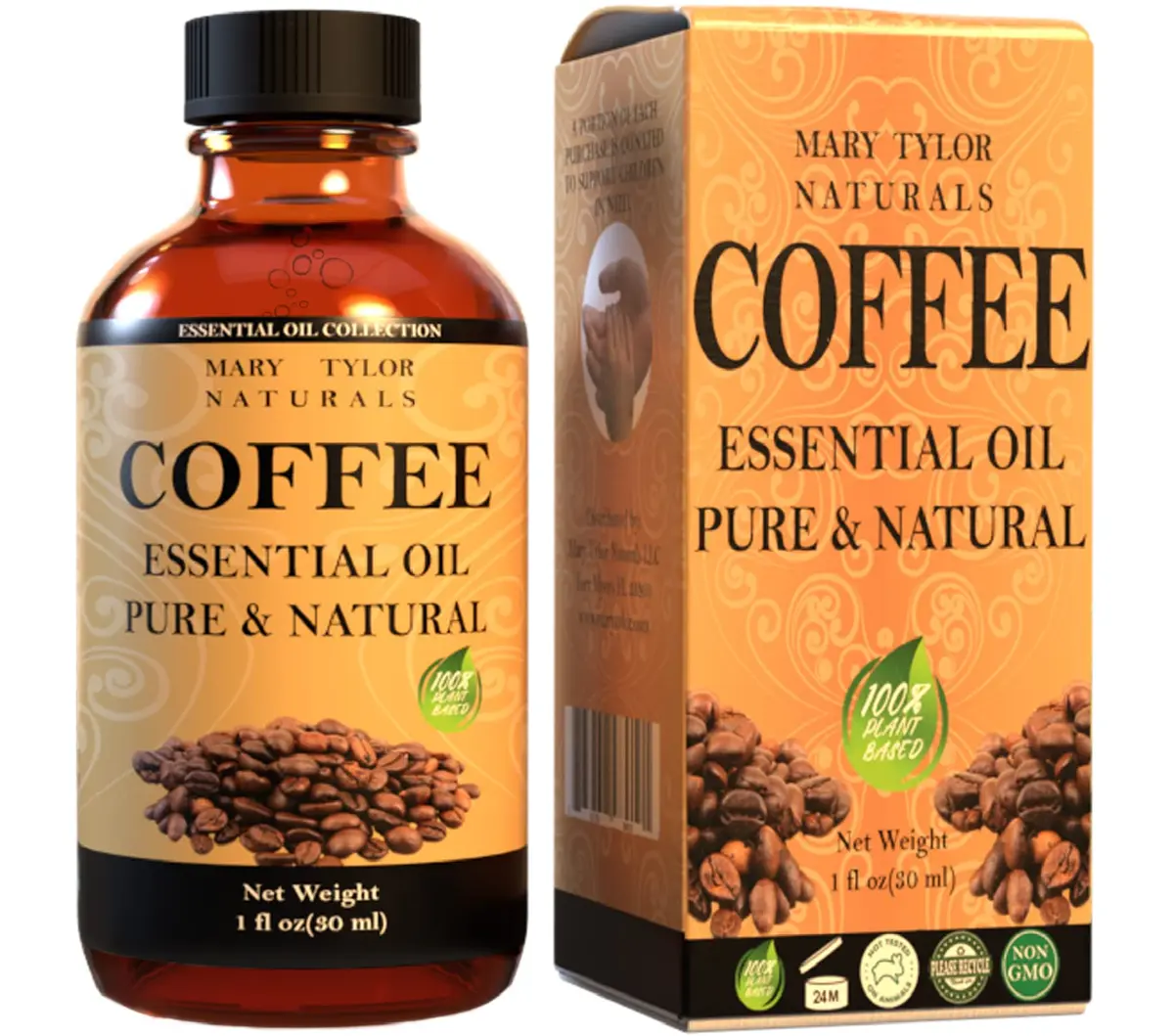 Mary Tylor Naturals Coffee Essential Oil 1 oz | Pure Therapeutic Grade Aromatherapy - main product image