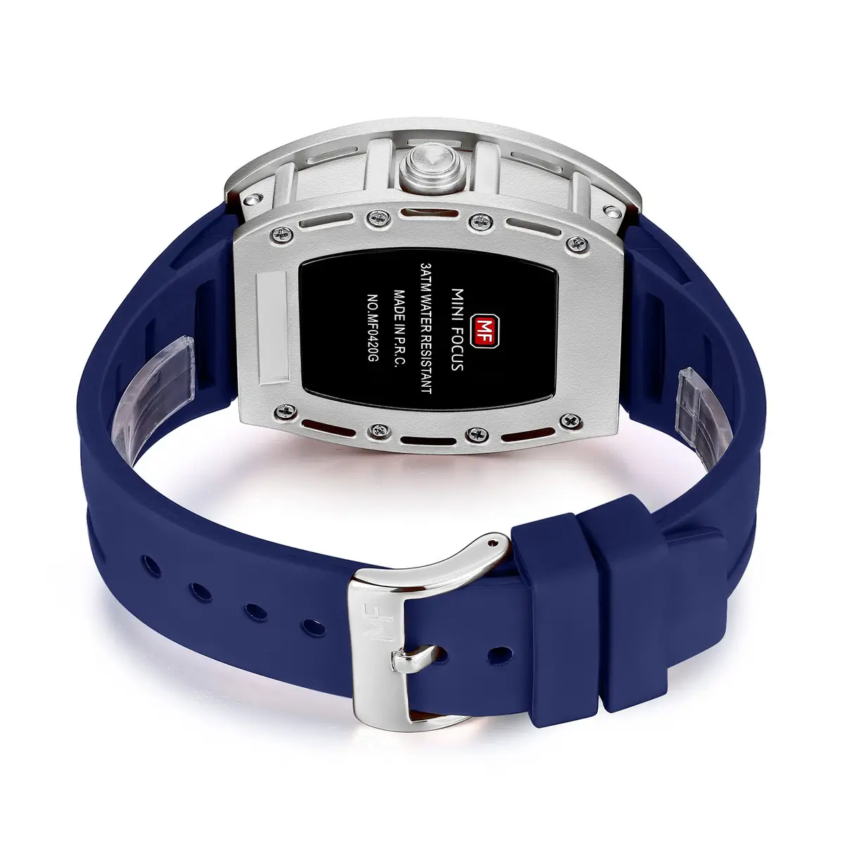 MF MINI FOCUS Blue Watch for Men 4.2cm Dial Waterproof Quartz Sport Wristwatch - view 7