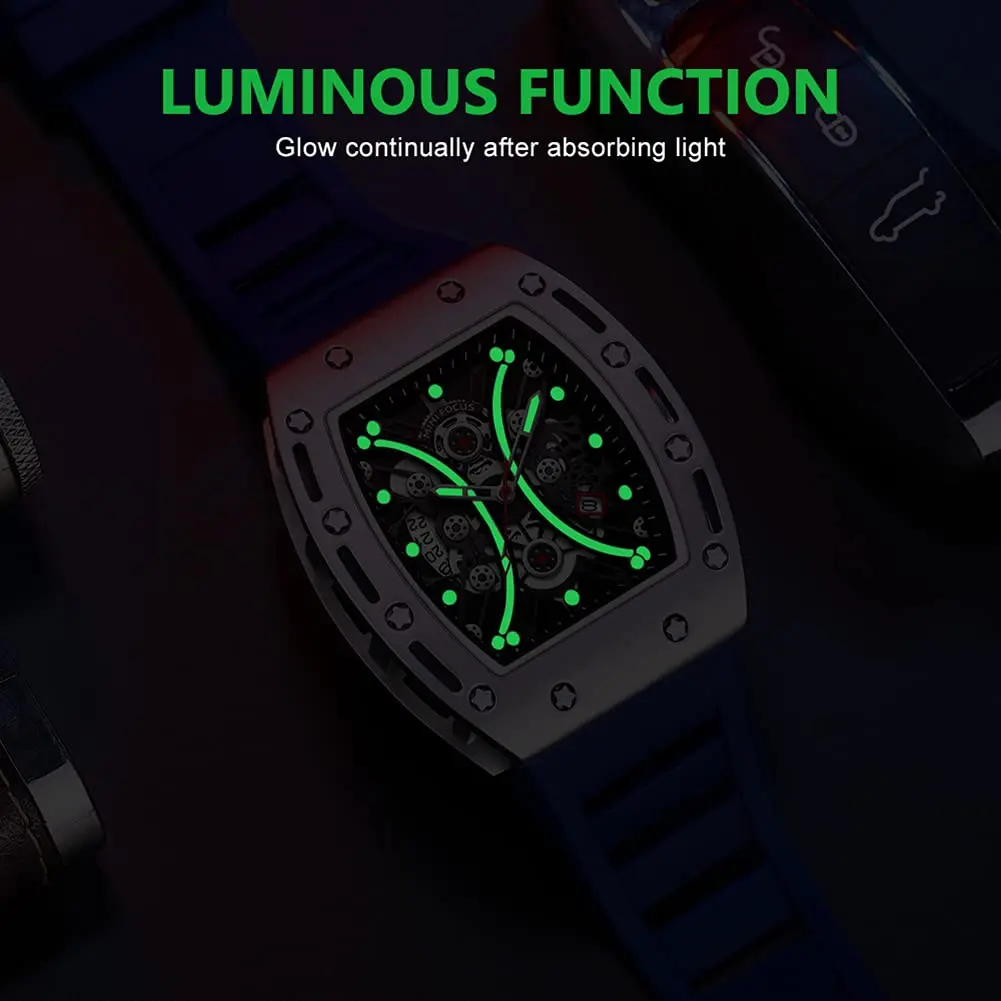 MF MINI FOCUS Blue Watch for Men 4.2cm Dial Waterproof Quartz Sport Wristwatch - view 4