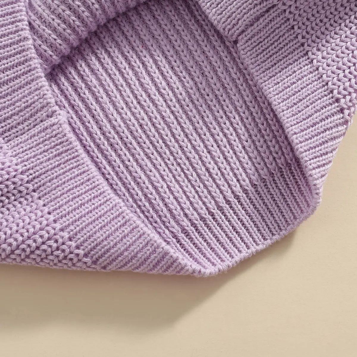 YOKJZJD Purple Sweater | Classic Knit Pullover for Infant & Toddler (6-9 Months) - view 5