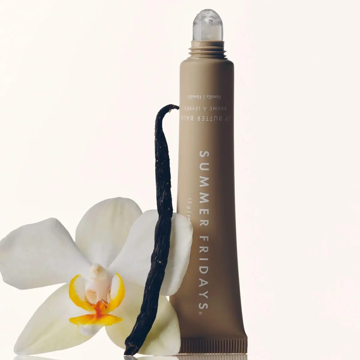 Summer Fridays Lip Butter Balm Vanilla 0.5 Oz (14.2g) | Vegan Lip Mask for Instant Moisture & Shine - view 9