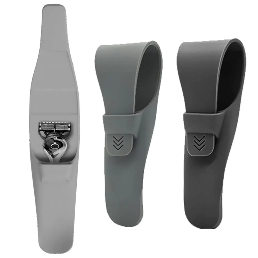 JCSMARTEC Silicone Razor Case 2-Pack | Portable Waterproof Travel Protector - main product image