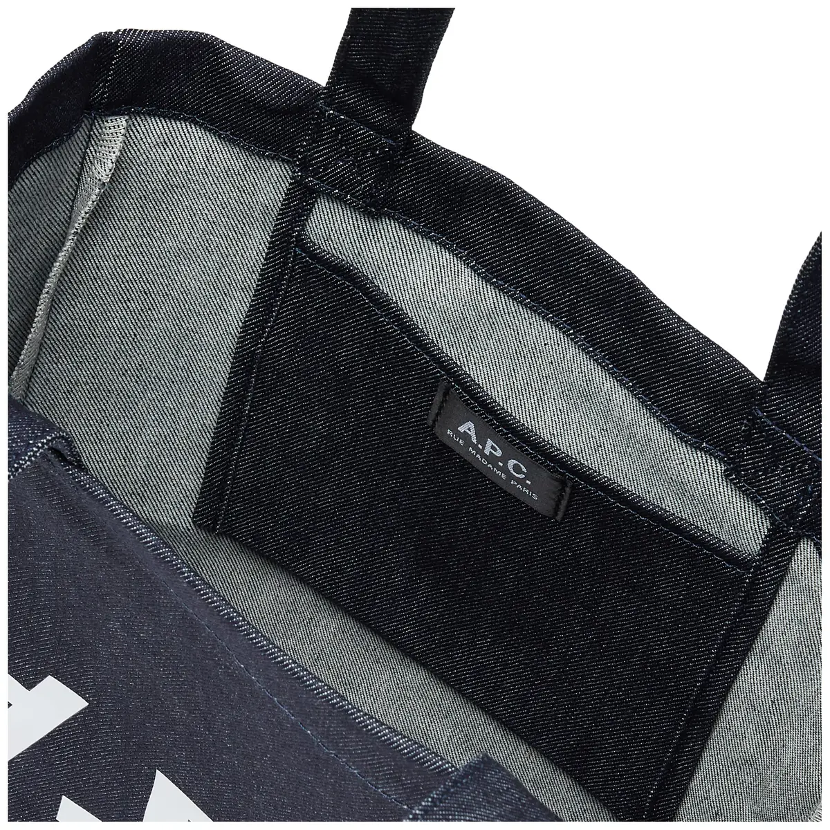 APC Casual Bag Indigo | Denim Tote, 37x30x8 cm, Light & Durable - view 4