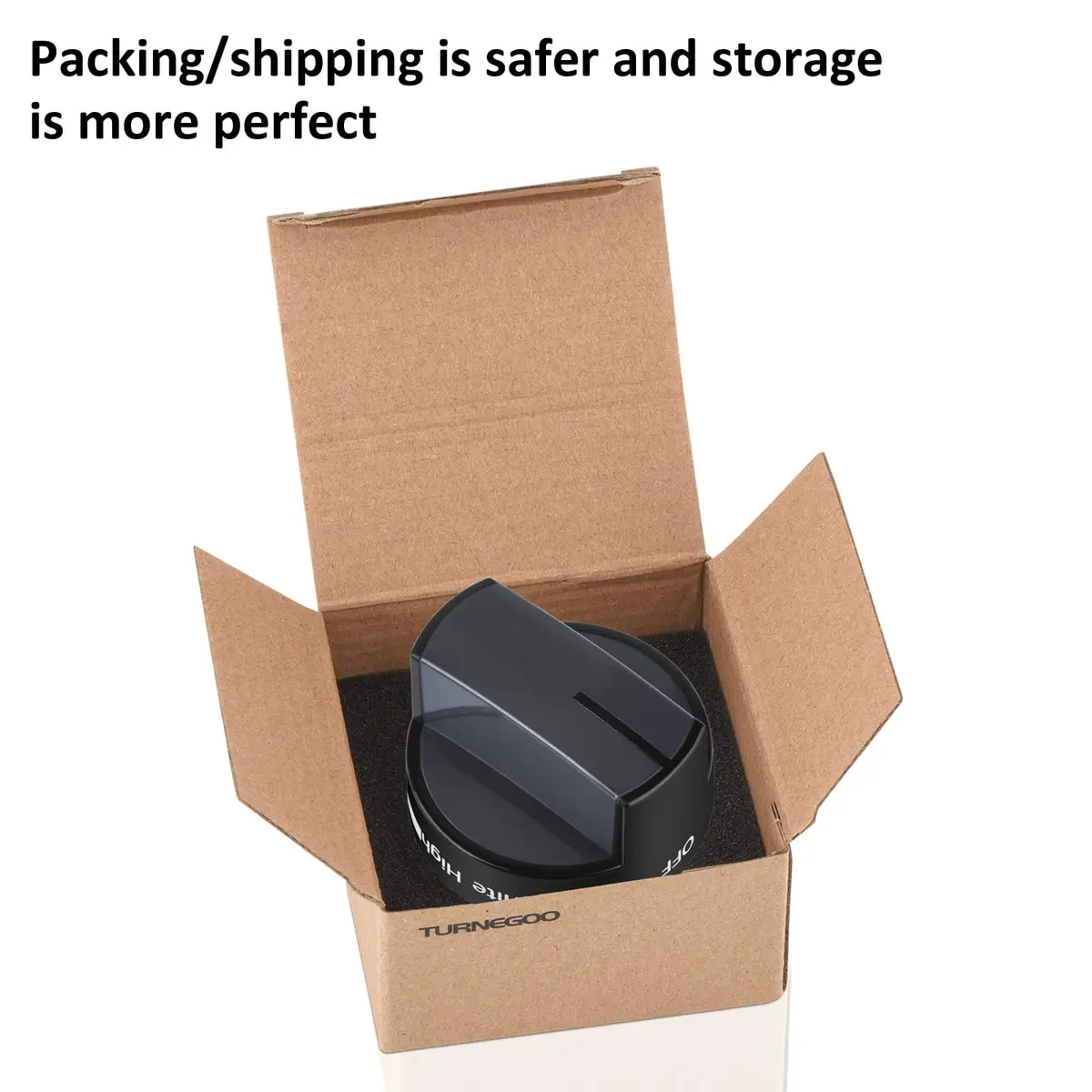 TURNEGOO Gas Stove Knob Black 1 Pack | Durable Replacement for Whirlpool Range - view 5