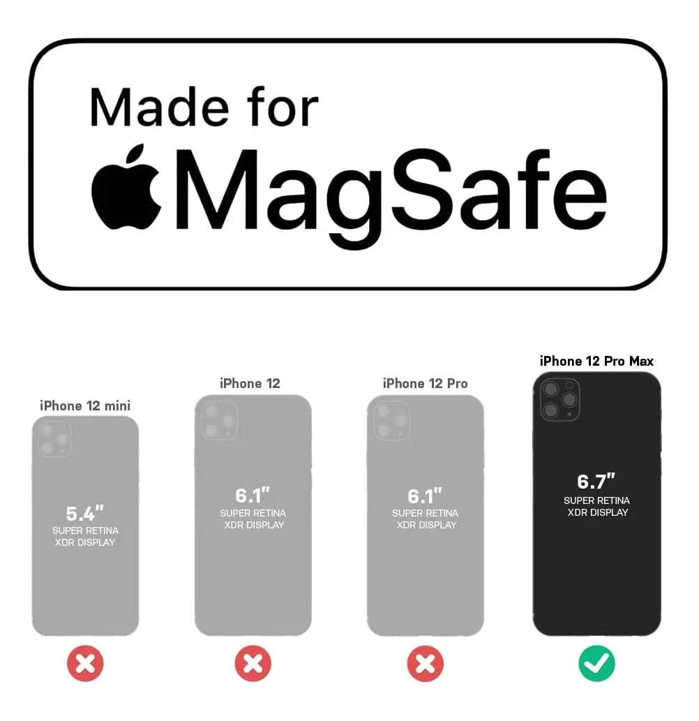 OtterBox Symmetry Series Case with MagSafe for iPhone 12 PRO MAX | Slim & Durable - view 2