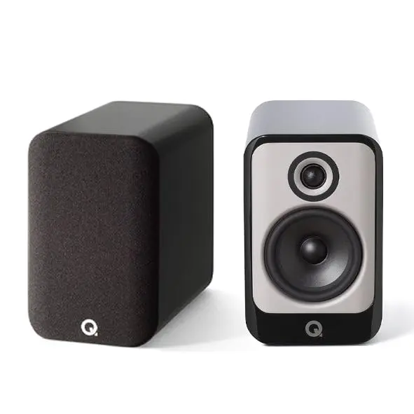 Q Acoustics Q Concept 30 Passive Bookshelf Speakers Pair 5" | Modern Wood Design for Home Audio - view 3