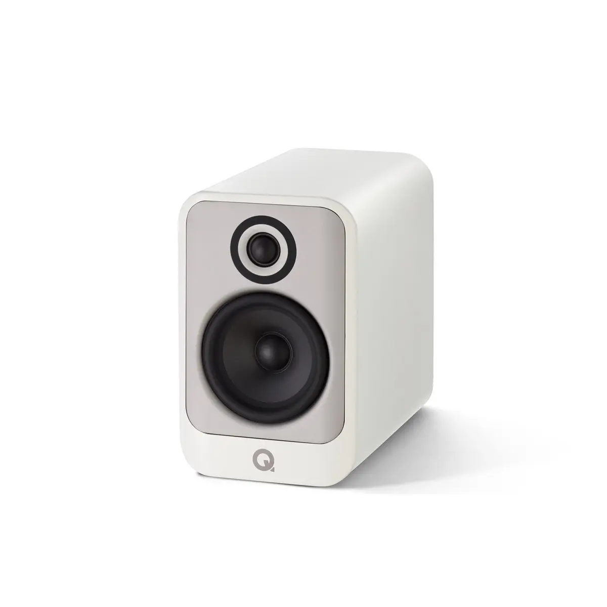 Q Acoustics Q Concept 30 Passive Bookshelf Speakers Pair Gloss White - 5" | Modern Minimalist Design with 100W Power - main product image