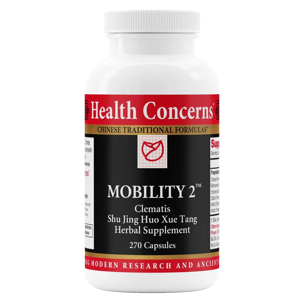 Health Concerns Mobility 2 – Joint Support Supplement for Men & Women – Chinese Herbal Circulation Support – 270 Capsules - main product image