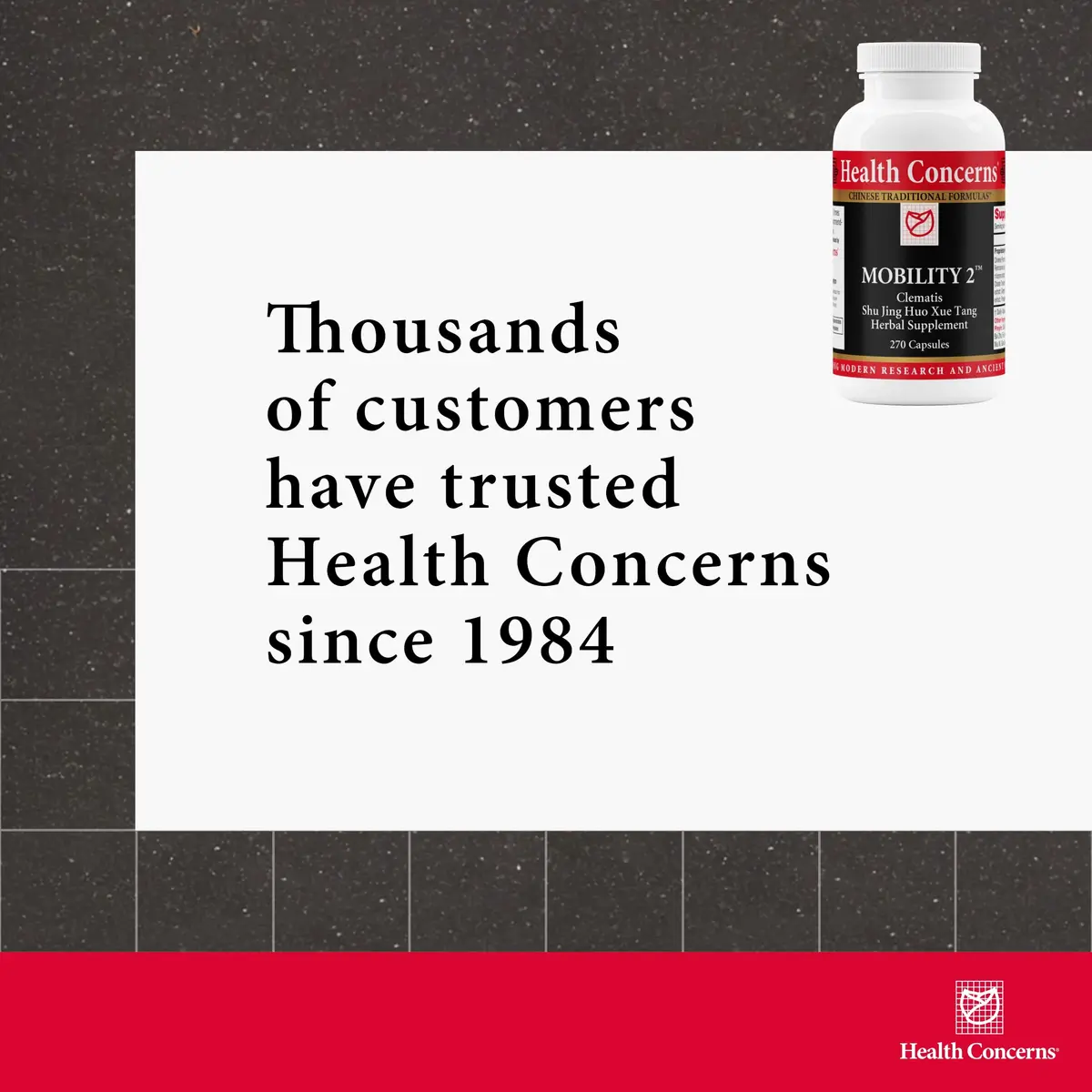 Health Concerns Mobility 2 – Joint Support Supplement for Men & Women – Chinese Herbal Circulation Support – 270 Capsules - view 6