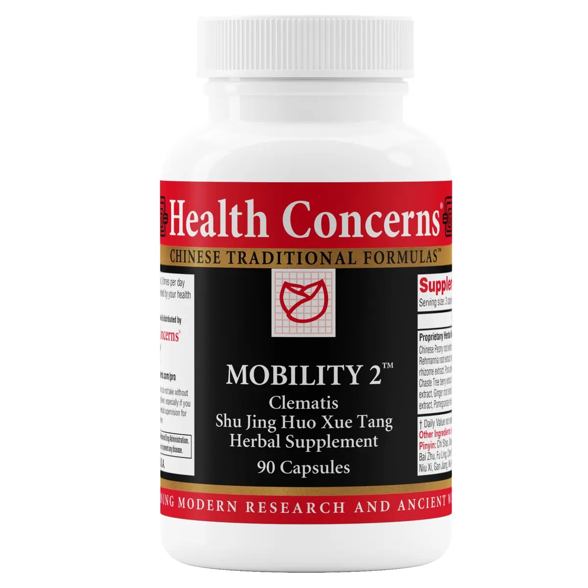 Health Concerns Mobility 2 – Joint Support Supplement for Men & Women – Chinese Herbal Circulation Support – 90 Capsules - main product image