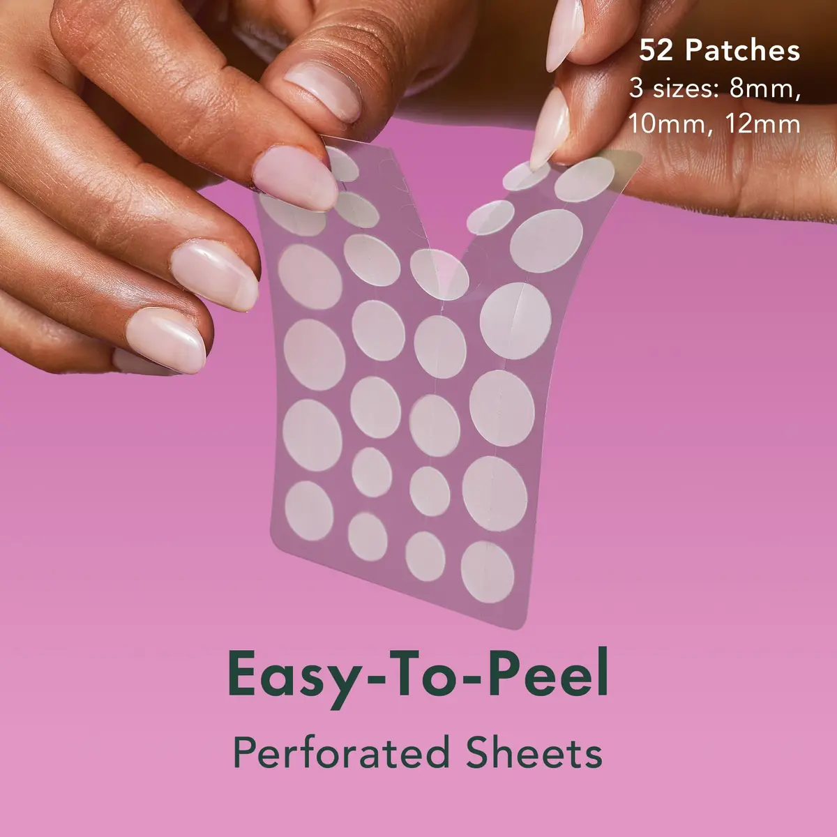 Rael Hydrocolloid Acne Pimple Patches 52 Ct | Overnight Spot Cover for All Skin Types - view 2