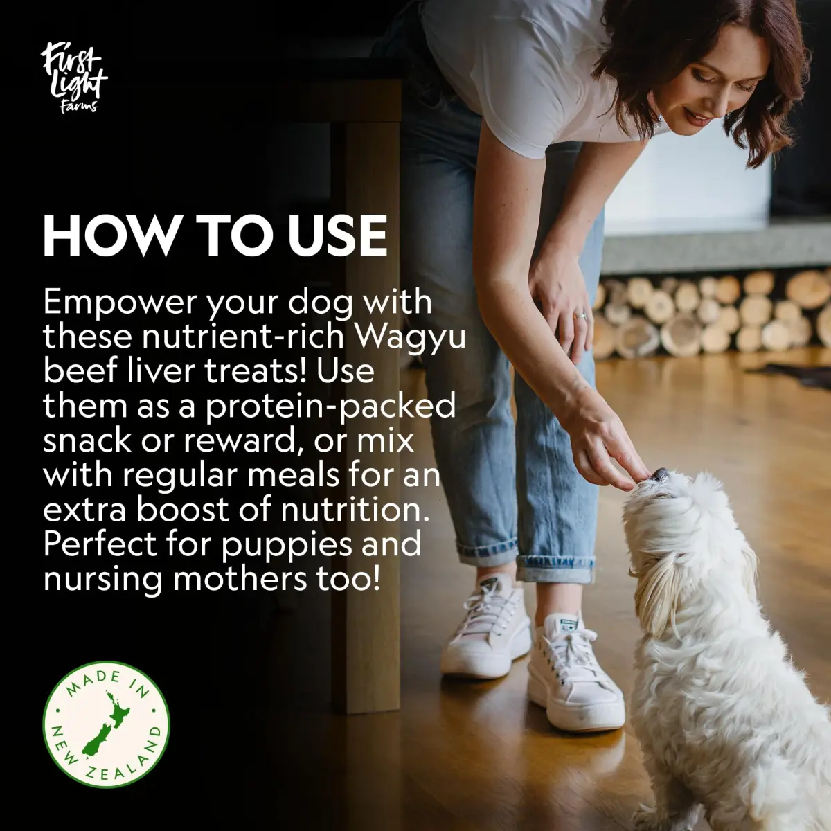 First Light Farms Freeze-Dried Wagyu Beef Liver Dog Treats 113g (4oz) | Nutrient-Dense Superfood for All Breeds - view 7
